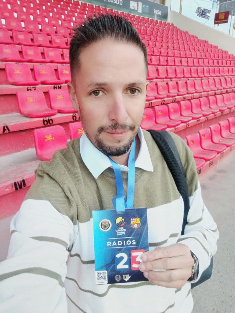Copa Ecuador — Credencial de prensa